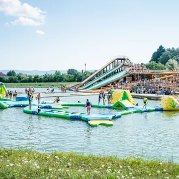 Water jump park on sale
