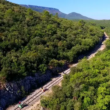 Vélorail de la sainte baume 2025