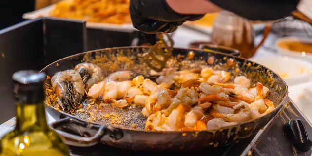 Atelier crevettes flambées