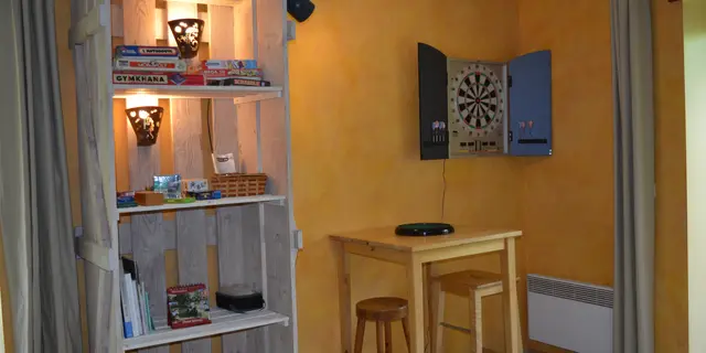 Espace détente dans le gîte côté grenouilles
