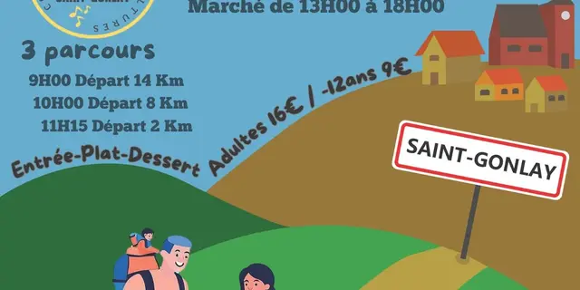 Affiche randonnée gourmande