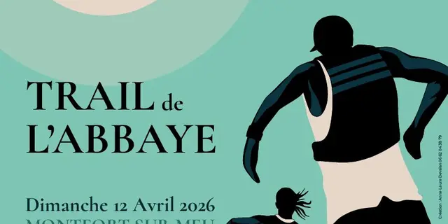 Affiche Trail de l'Abbaye 2026