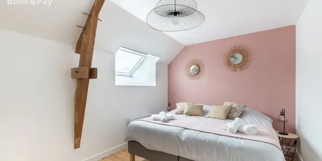 Gîte de la Brousse de Coganne_chambre_vue2