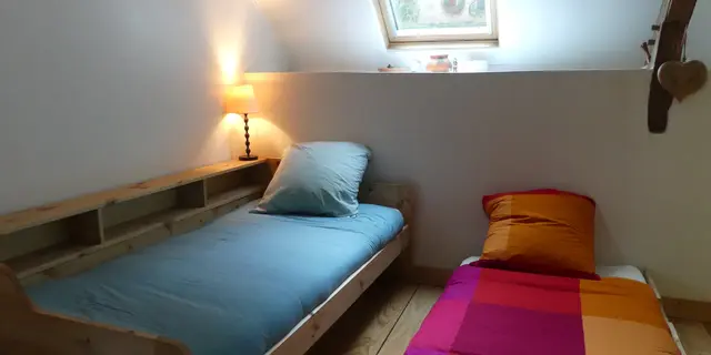 5 - Chambre - lits gigogne_© Gîte Tir na nog