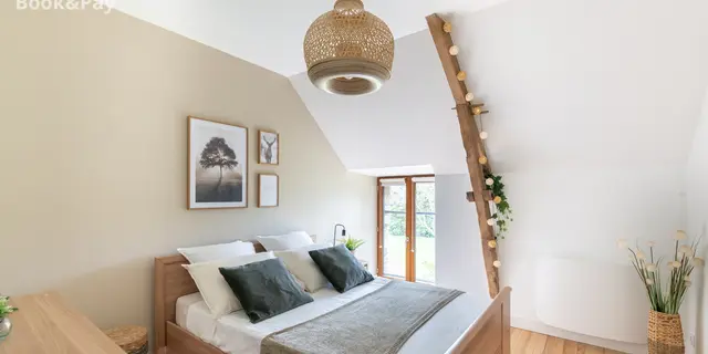 Gîte de la Brousse de Coganne_chambre_vue1