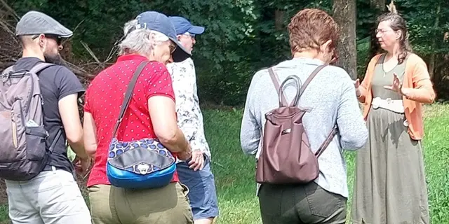 balade botanique - Château de Loyat - Vue des rosiers - Morbihan