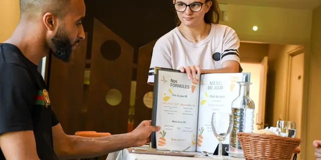 Restaurant le Pommeret, service