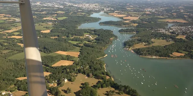 ULM de Brocéliande - vue du ciel - Loyat - Bretagne