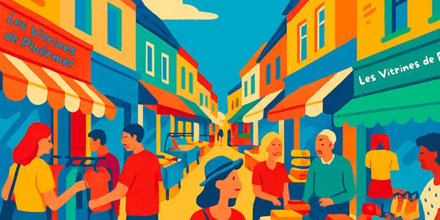 AFFICHE BRADERIE PLOËRMEL - 1