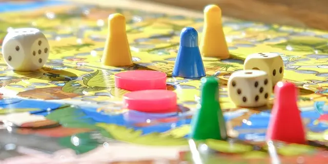 Board games. Home hobby leisure with children. Family fun, digital detox, mental health Quarantine games, gifts for family, play background