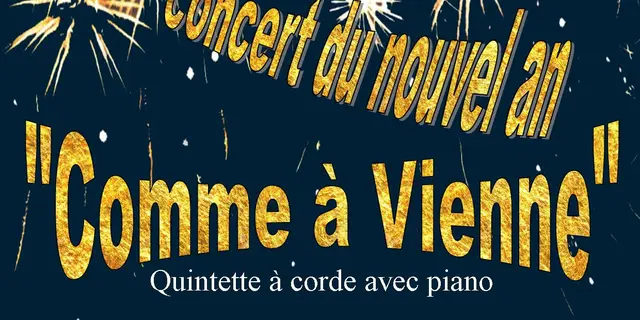 Affiche concert du nouvel an 2026