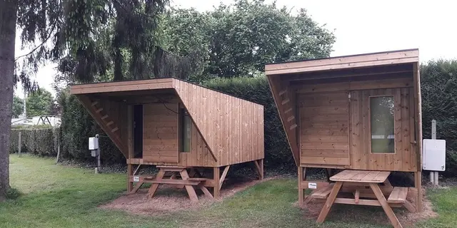 cabane de randonneur - camping du lac - Taupont - Brocéliande - Morbihan