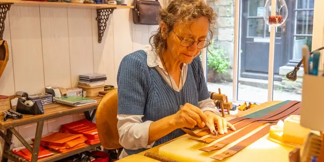 Atelier Mélisande - Artisans d'art - Cuir - Josselin - Morbihan - Bretagne