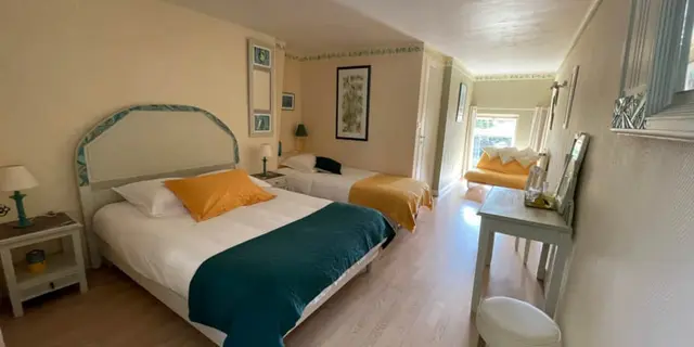 CH La Corne de Cerf_Paimpont_chambre bleue_2