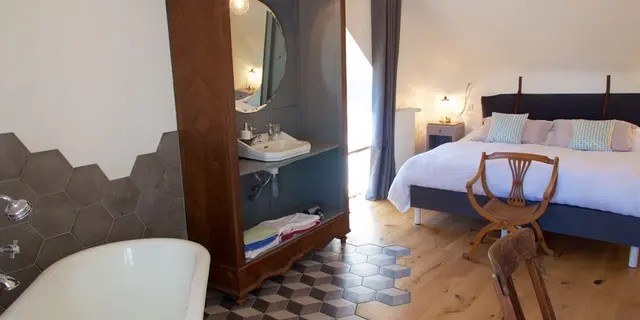 Chambres d'hôtes Les Hortensias - Chambre Comme avant - La Croix-Helléan - Morbihan - Bretagne