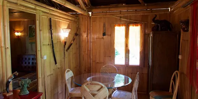 Cabane Bambou-4 Camping d'Aleth St-Malo de Beignon Brocéliande