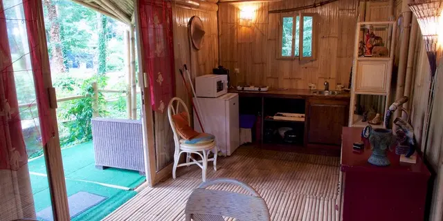 Cabane Bambou-5 Camping d'Aleth St-Malo de Beignon Brocéliande