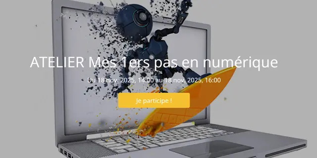 Atelier mes 1ers pas en numérique