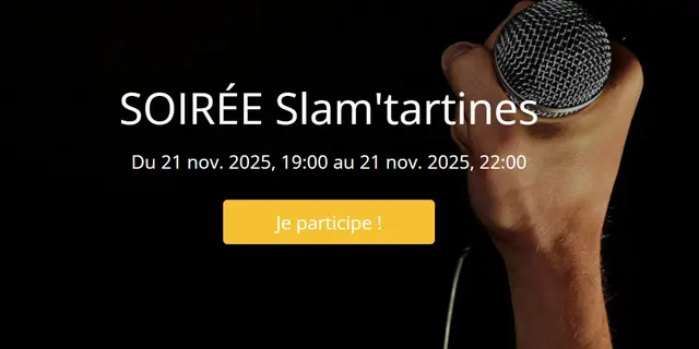 Soirée Slam'tartines