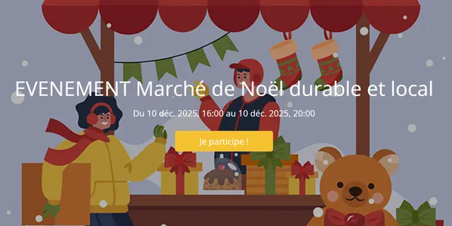 Marché de Noël durable et local