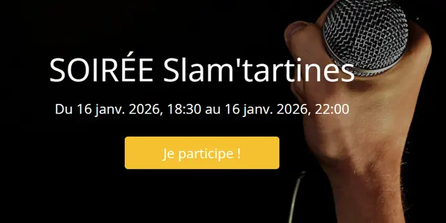 Soirée Slam Tartines