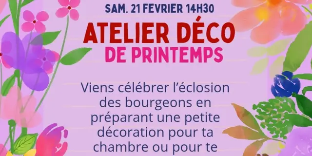 Atelier Déco de Printemps
