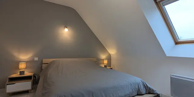 Chambre 1 double Gite Coté Parc