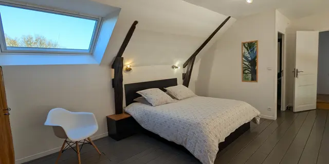 Chambre 1 double en mezzanine