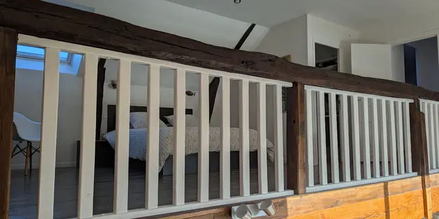 Chambre 1 double en mezzanine