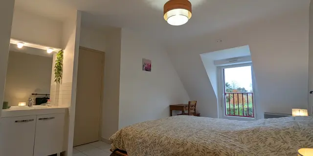 Chambre 4 double Gite Coté Parc