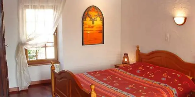 Maison d'hôtes La Porte de Pierre - Chambre Bois