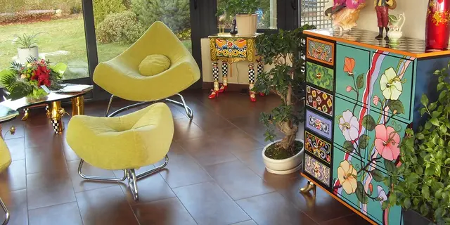 Chambres d'hôtes Miraflores, salon - Malestroit - Morbihan - Bretagne