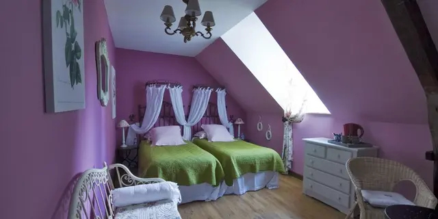 Chambres de charme le Moulin de la Béraudaie, chambre Morgane