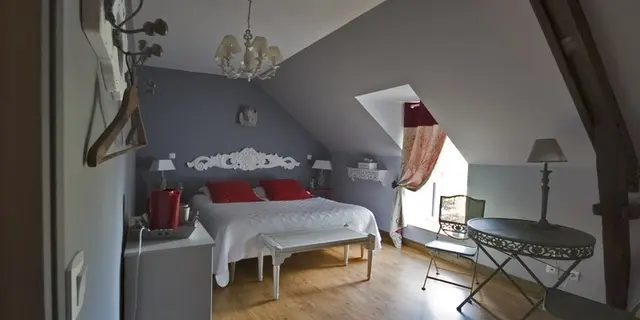 Chambres de charme le Moulin de la Béraudaie, chambre Guenièvre