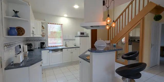 Cuisine salle a manger Gite Coté Parc