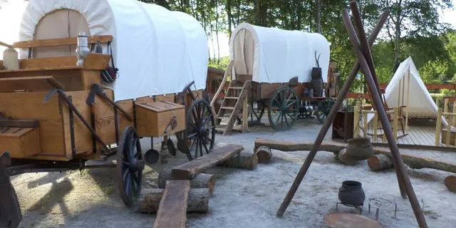 Camp western Camping d'Aleth St-Malo de Beignon Brocéliande