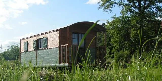 Dormir en roulotte - Domaine de Kervallon - Caro - Morbihan - Bretagne
