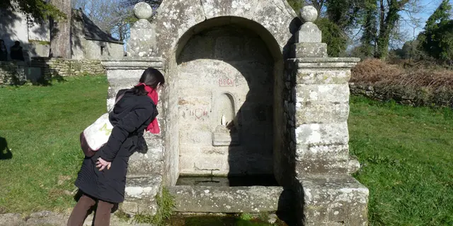 Fontaine de la chapelle Sainte-Catherine à Lizio - Morbihan - Bretagne