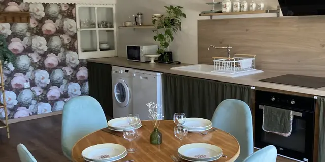 Gîte à la belle étoile_Paimpont_ coin cuisine
