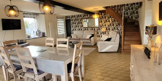 Gite les Hortensias salon salle a manger