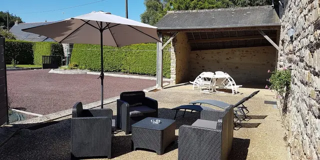 Gîte les doigts de fée_Paimpont_Salon extérieur