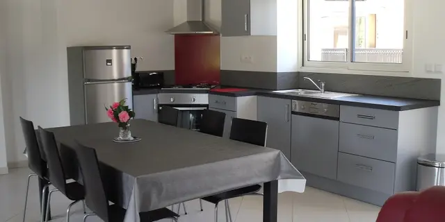 Gîtes de l'Oust T3 cuisine - Saint-Marcel