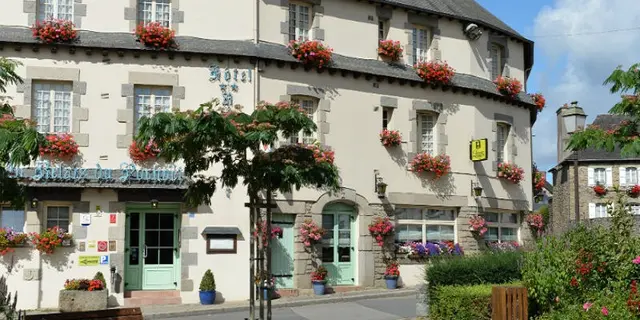 Hôtel Au Relais du Porhoët - façade - Guilliers - Morbihan