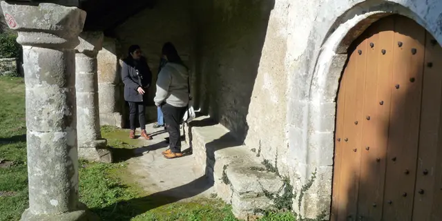 Le repos des pellerins, chapelle Sainte-Catherine à Lizio - Morbihan - Bretagne