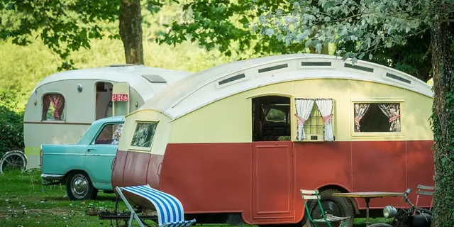 Caravanes de collection au Domaine du Roc - Le Roc Saint-André - Val d'Oust