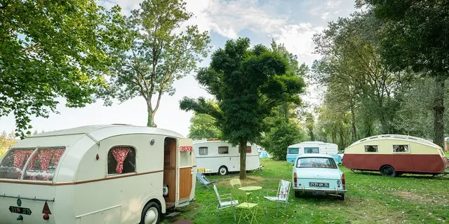 Caravanes de collection au Domaine du Roc - Le Roc Saint-André - Val d'Oust