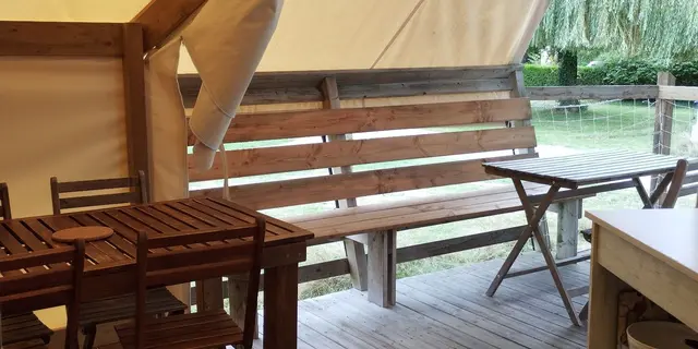 Lodge 4/5 places - Camping du pont d'Oust Peillac