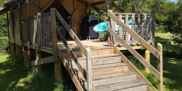 Lodge 2 place - Camping du pont d'Oust Peillac