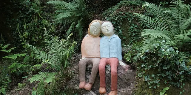 Parcours artistique land art - Bois d'Amour - Josselin - Morbihan - Bretagne