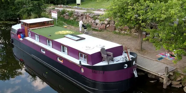 Hébergement insolite - Péniche Orphée - Lanouée - Morbihan - Bretagne